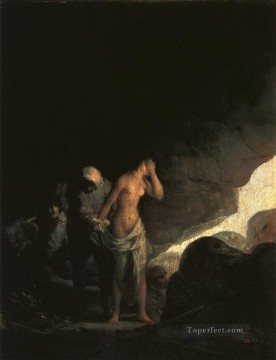 女を剥ぎ取る強盗 フランシスコ・デ・ゴヤ Oil Paintings